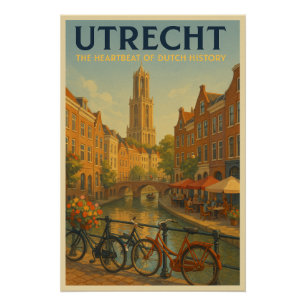UTRECHT – Der Herzschlag der niederländischen Gesc Poster
