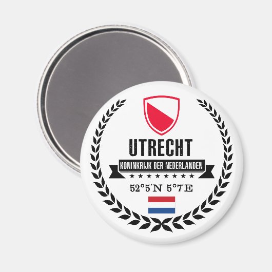 Utrecht Magnet (Vorderseite/Rückseite)