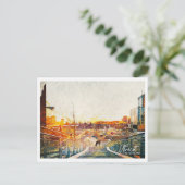 Utrecht Netherland Schöne Öllandschaft Postkarte (Stehend Vorderseite)