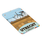 Utrecht Niederlande Ferienplakat. Magnet (Rechte Seite)