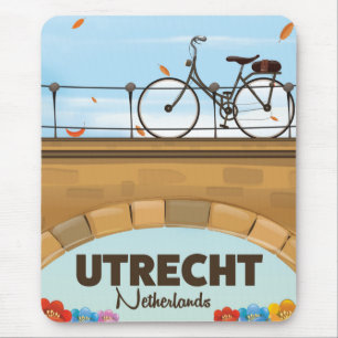 Utrecht Niederlande Ferienplakat. Mousepad