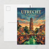 Utrecht Niederlande Postkarte (Vorne/Hinten)