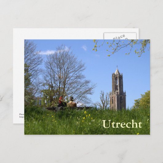 Utrecht Postkarte (Vorne/Hinten)
