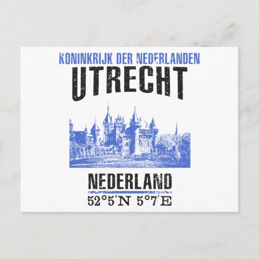 Utrecht Postkarte (Vorderseite)