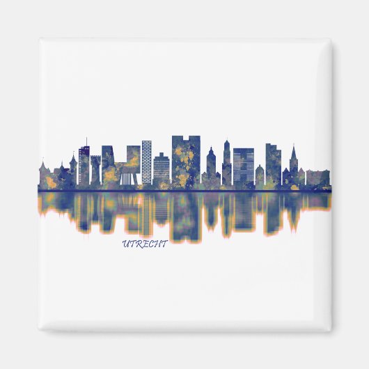 Utrecht Skyline Magnet (Vorne)