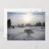 Utsikt från Pia och Sörens fönste... Postkarte (Vorne/Hinten)