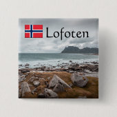 Uttakleiv Lofoten Button (Vorderseite)