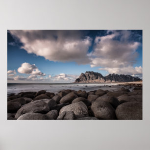 Uttakleiv Lofoten-Inseln Poster