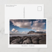 Uttakleiv Lofoten-Inseln Postkarte (Vorne/Hinten)