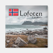 Uttakleiv Lofoten Magnet (Vorne)