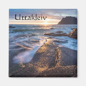 Uttakleiv Lofoten Norwegen Magnet (Vorne)