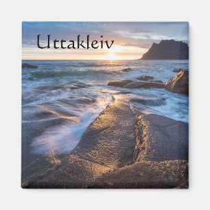 Uttakleiv Lofoten Norwegen Magnet