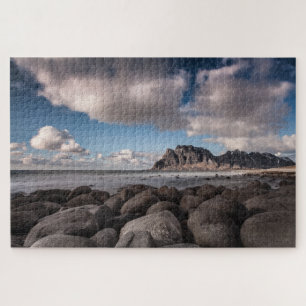 Uttakleiv Lofoten Norwegisches Foto Puzzle