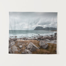 Uttakleiv Lofoten Wandteppich