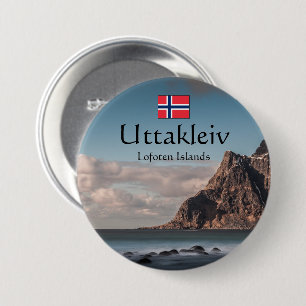 Uttakleiv Souvenir Button