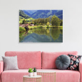 Uttendorfer Siehe Leinwanddruck (Insitu (Wohnzimmer))