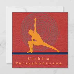 Utthita Parsvakonasana Art Karte