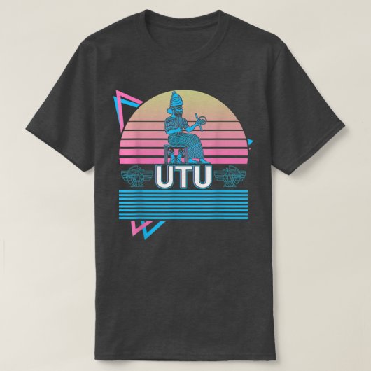 Utu Ancient God Sumerian Mythology Deity T-Shirt (Design vorne)