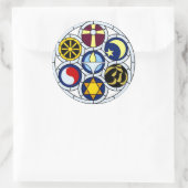 UU-Aufkleber Runder Aufkleber (Tasche)