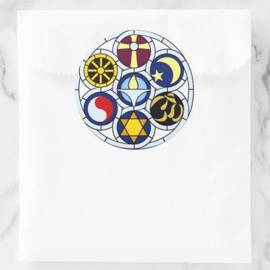 UU-Aufkleber Runder Aufkleber (Tasche)