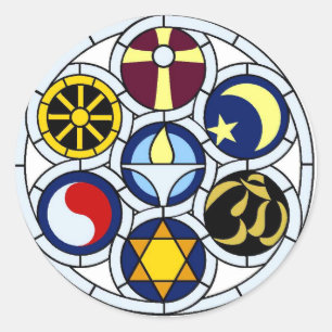 UU-Aufkleber Runder Aufkleber