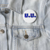 UU blaue religiöse Symbol-Tasche Button (Beispiel)