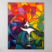 UU Chalice ART PRINT Unitarian Universalist Poster (Vorne)