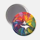 UU Chalice Magnet Unitarist Universalist (Vorderseite/Rückseite)