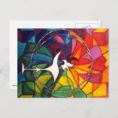 UU Chalice Postcard Unitarian Universalist Postkarte (Vorne/Hinten)