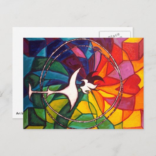 UU Chalice Postcard Unitarian Universalist Postkarte (Vorne/Hinten)