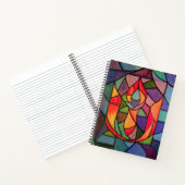 UU Flaming Chalice Art Notebook Unitarisch Notizblock (Innenseite)