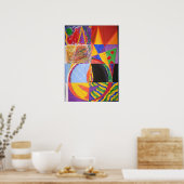 UU Flaming Chalice Print Poster (Küche)