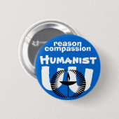 UU Humanist-Button Button (Vorne & Hinten)
