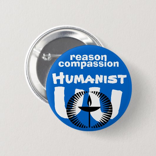 UU Humanist-Button Button (Vorne & Hinten)