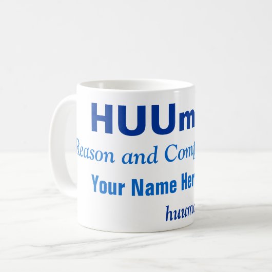 UU Humanist-Tasse Kaffeetasse (Vorderseite Links)