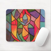 UU lodernde Chalice-Kunst MousePad (Mit Mouse)