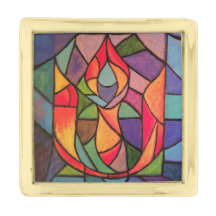 UU loderndes Chalice-Originalvorlage-Button