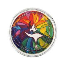 UU loderndes Chalice-Revers-Button