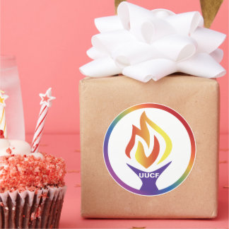 UUCF-Aufkleber Runder Aufkleber