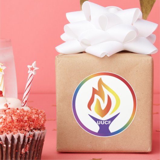 UUCF-Aufkleber Runder Aufkleber (Party)