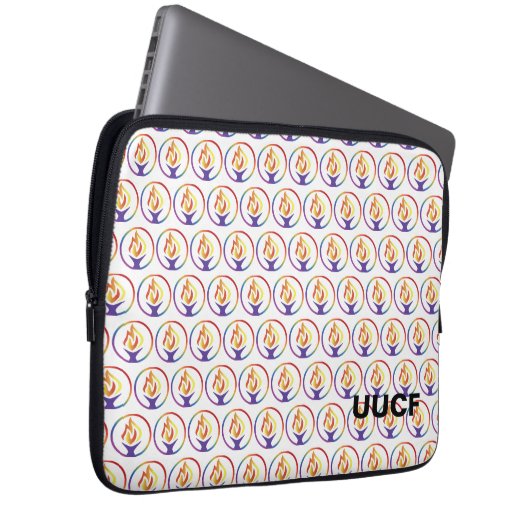 UUCF Logo Notebook-Hülle Laptopschutzhülle (Vorne Rechts)