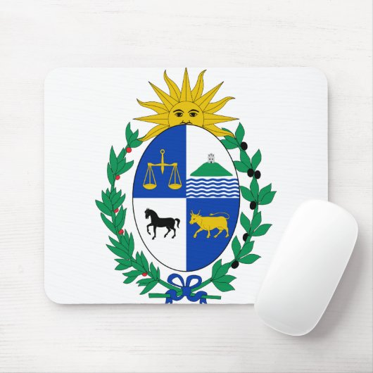Uuguayemblem Mousepad (Mit Mouse)