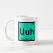 Uuh - Regelmäßiges Tabellenelement der UnHexium-Ch Kaffeetasse (Links)