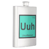 Uuh - Ununhexium Chemie Periodisches Tabelleneleme Flachmann (Rechts)