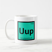 Uup - Ununpentium Chemistry Periodic Table Element Kaffeetasse (Links)