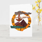 UUSS chalice, Unitarian Universalist, UU, chalice, Karte (Gelbe Blume)
