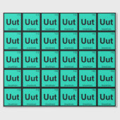 Uut - Ununtrium Chemistry Periodisches Table Eleme Geschenkpapier (Flach)