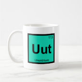Uut - Ununtrium Chemistry Periodisches Table Eleme Kaffeetasse (Links)