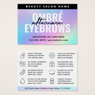 UV-Glanz Holographische Ombre Pulver Brows Afterca