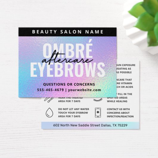 UV-Glanz Holographische Ombre Pulver Brows Afterca (Schreibtisch)